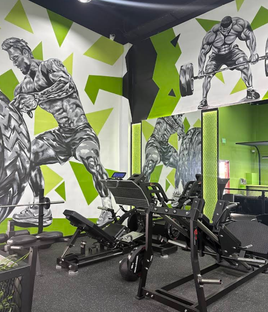 Secret Sport Gym full interior with equipment
